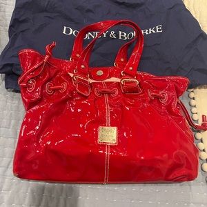 Dooney Burke patent leather purse